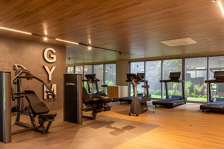 1203 | Ap no Brooklin! Academia e sala de jogos.