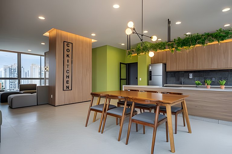 1204 | Ap no Brooklin! Academia e sala de jogos.