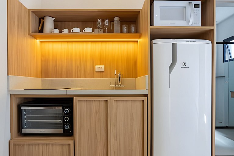 36 | Apê novo com lazer, 5 min do Metrô!