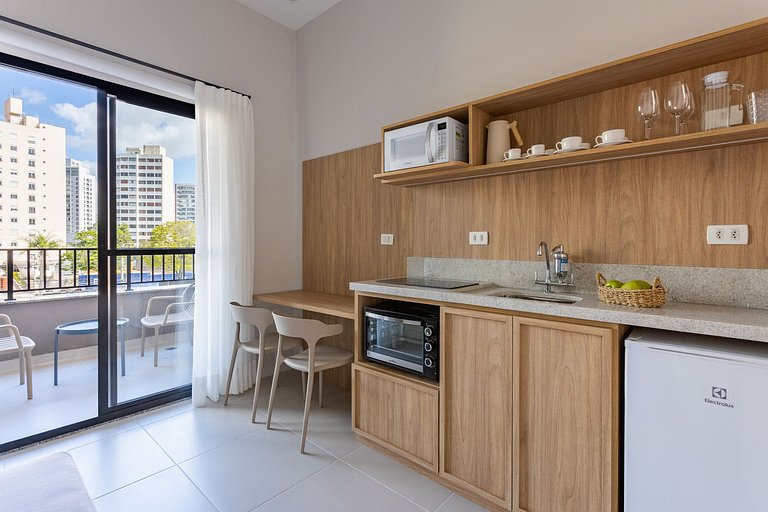 38 | Studio novo e completo na Vila Mariana