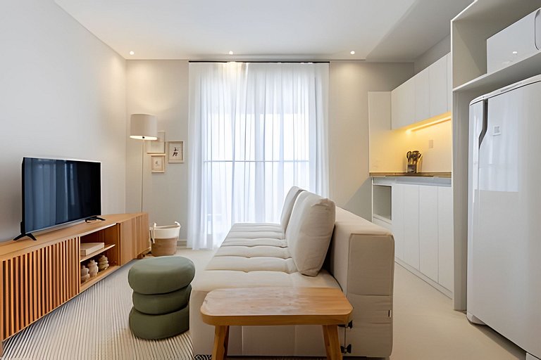 132 | Apê 2 quartos na Vila Mariana, Vaga/Academia