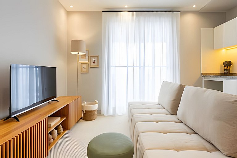 132 | Apê 2 quartos na Vila Mariana, Vaga/Academia