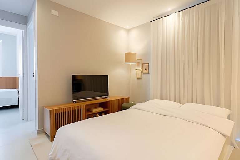 132 | Apê 2 quartos na Vila Mariana, Vaga/Academia