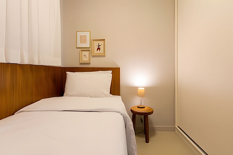 131 | Apê 2 quartos na Vila Mariana, Vaga/Academia