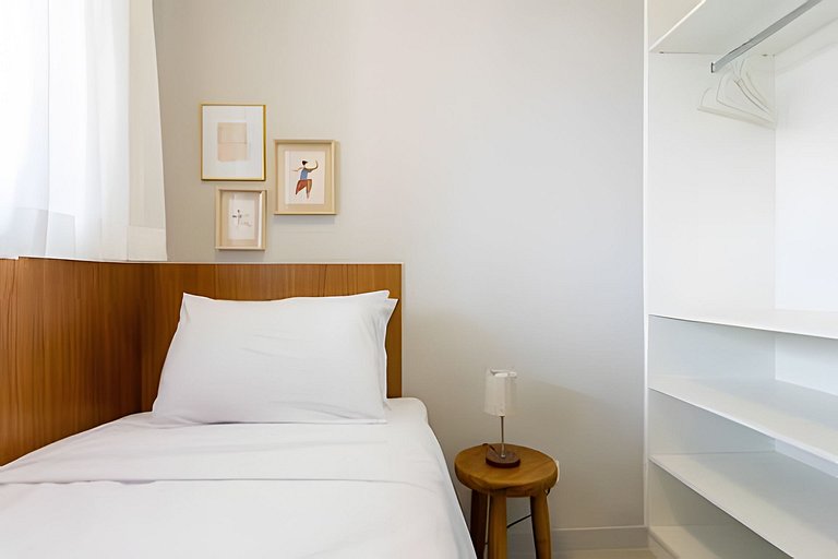 153 | Apê 2 quartos na Vila Mariana, Vaga/Academia